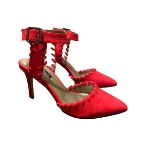 Michael Antonio Red Heel Sandals